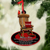 Joycorners Personalized Christmas In Heaven Cardinals Ornament 2D Flat LM1611