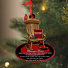 Joycorners Personalized Christmas In Heaven Cardinals Ornament 2D Flat LM1611