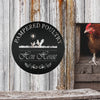 Joycorners Metal Chicken Coop Sign - Chicken Coop Outdoor Sign, Chicken Sign Ideas, Chicken Farm Sign, Hen House Sign LM0110