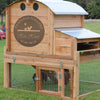 Joycorners Metal Chicken Coop Sign - Chicken Coop Outdoor Sign, Chicken Sign Ideas, Chicken Farm Sign, Hen House Sign LM0110