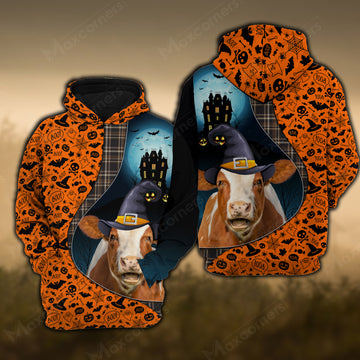 Joy Corners Hereford Castle Halloween Pattern 3D Hoodie