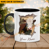 Joycorners Hereford Funny Personalized Name Two Tone Mug