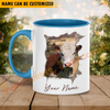 Joycorners Hereford Funny Personalized Name Two Tone Mug