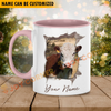 Joycorners Hereford Funny Personalized Name Two Tone Mug