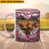 Joycorners Highland Couple Personalized Name Two Tone Mug