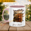 Joycorners Highland Funny Personalized Name Two Tone Mug