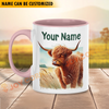 Joycorners Highland Personalized Name Two Tone Mug