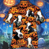 Joycorners Happy Halloween Holstein Pumpkin All Over Printed 3D Hawaiian Shirt