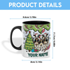 Joycorners Holstein Christmas Personalized Name Two Tone Mug