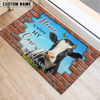 Joycorners Personalized Home Is Where My Cow Is Custom Farm Doormat (10 Cattle Breeds)