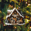 Joycorners Personalized Farm Name & Year Christmas Acrylic Ornament (14 Breed Options)