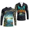 Joycorners Just A Man Who Loves Fishing Camo Fishing Shirt, Fisherman Gift, SPF Shirt For Men