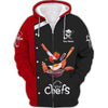 CHEF - Personalized Name 3D Black & Red All Over Printed Shirt