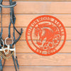 Joycorners Unique Floral Horse Sign with Custom Name - Unique Metal Horse Art - Personalized Wall Hanging - Charming Farmhouse Decor - Gift for Her LM0110
