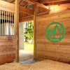 Joycorners Personalized Horse and Owner Metal Sign-Horse Girl Metal Sign-Horse Themed Decor-Horse Lover LM0110