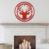 Joycorners Personalized Deer Hunting Cabin Metal Sign LM0110