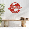 Joycorners Custom Hunting Scene Sign-Personalized Hunting Sign for Cabin-Club-Organization-Garage-Shop-Gift for Father's Day LM0110