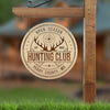 Joycorners Custom Hunting Metal Sign - Your Own Wording-Fathers Day-Gift for Dad-Grandpa-Son-Custom Hunting Cabin Sign LM0110