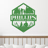 Joycorners Custom Family Hunting Sign, Fathers Day Gift, Sign for the Cabin, Cabin Decor, Gift for Hunter, Hunter Gift LM0110