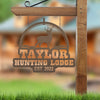 Joycorners Custom Deer Hunting Metal Sign , Fathers Day Gift, Birthday Gift, Gift for Hunter, Hunting Wall Decor & Wall Art, Decor for the Hunting Cabin LM0110