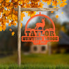 Joycorners Custom Deer Hunting Metal Sign , Fathers Day Gift, Birthday Gift, Gift for Hunter, Hunting Wall Decor & Wall Art, Decor for the Hunting Cabin LM0110