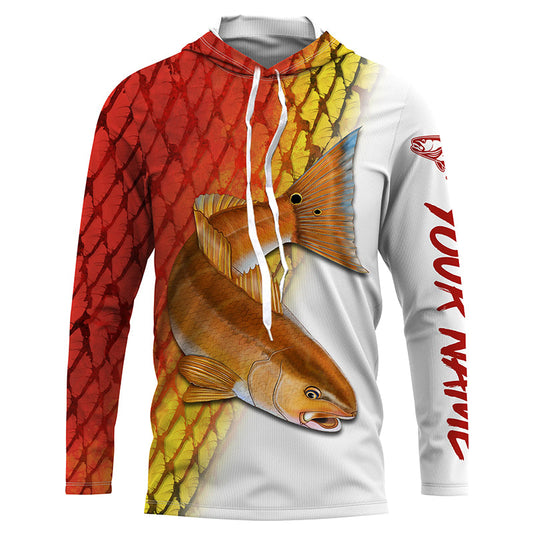Joycorners Redfish Pyppy Drum Fishing Customize Name 3D Shirts