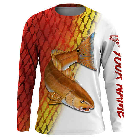 Joycorners Redfish Pyppy Drum Fishing Customize Name 3D Shirts