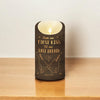 Joycorners Custom LED Candle - Gift For Husband Wife, Anniversary