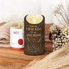Joycorners Custom LED Candle - Gift For Husband Wife, Anniversary