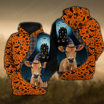 Joy Corners Jersey Castle Halloween Pattern 3D Hoodie