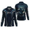 Joycorners Shark Performance Fishing Shirts, Custom Fishing Shirts, Fishing UPF Shirts, Men's Fishing Shirt