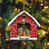 Joycorners Personalized Farm Name Cow Christmas Barn Ornament Acrylic Ornament (14 Breed Options)