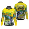 Joycorners Just Another Beer Drinker With A Fishing Problem Men's Fishing Shirt, UPF Fishing Shirt, Fishing Gifts For Men