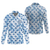 Joycorners Texas Camo Blue Fishing UPF Shirts, Performance Fishing Shirts, Fishing Gifts For Men, Men's Fishing Shirt