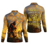 Joycorners The Best Things In Life Are Wild And Free Bigfoot Sunset Funny Fishing Shirt, SPF Shirt For Men
