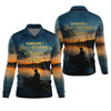 Joycorners Someone I Love Is Fishing In Heaven Fishing Memorial SPF Shirt For Men, Gift For Fisherman, Men's Fishing Shirt