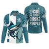 Joycorners I Fish So I Don't Choke People Blue Marlin Fishing SPF Shirt For Men, Fishing Gifts For Men, Men's Fishing Shirt