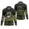 Joycorners Weekend Hooker Camouflage Fishing Shirts, Fishing UPF Shirts, Men's Fishing Shirts Long Sleeve