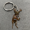 Joycorner Personalized Hippie Stoner Deer Bong Ornament Keychain