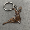 Joycorner Personalized Funny Stoner Deer Bong Ornament Keychain