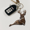 Joycorner Personalized Funny Stoner Deer Bong Ornament Keychain
