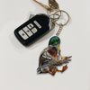 Joycorner Personalized Funny Stoner Duck Bong Ornament Keychain
