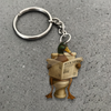 Joycorner Funny Duck Bathroom Reading Ornament Keychain