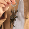Joycorner Personalized Zombie Deer Horror Ornament Keychain
