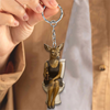 Joycorner Funny Deer Bathroom Scene Ornament Keychain