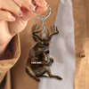 Joycorner Personalized Funny Deer Smoking Bong Ornament Keychain