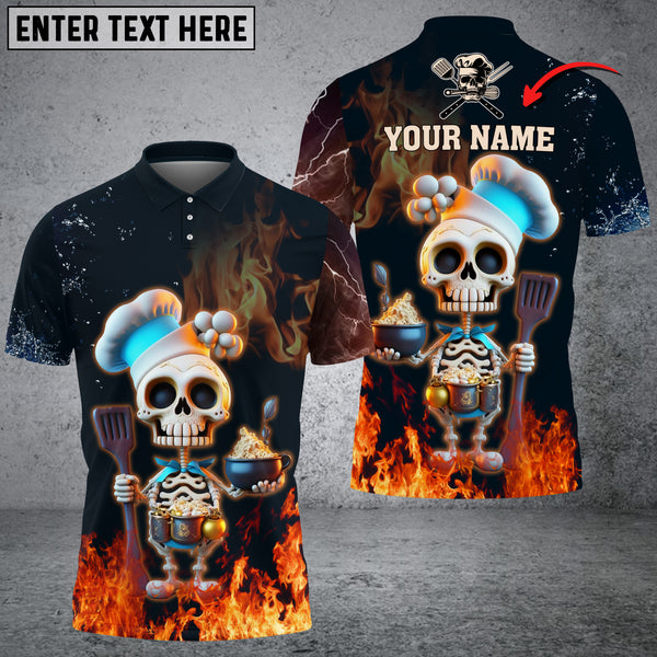 CHEF Fire & Water - Personalized Name 3D All Over Printed Shirt