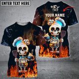 CHEF Fire & Water - Personalized Name 3D All Over Printed Shirt