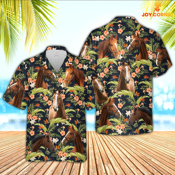 JoyCorners Horse Lovers Hawaiian Shirt