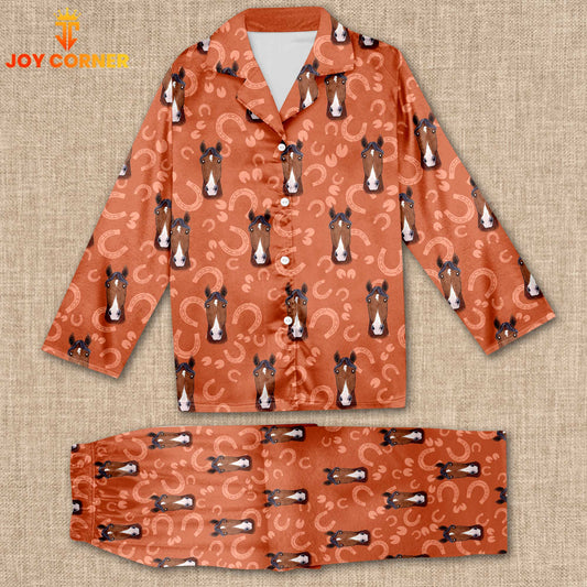 Joycorners Horse Lovers Pattern 3D Pajamas